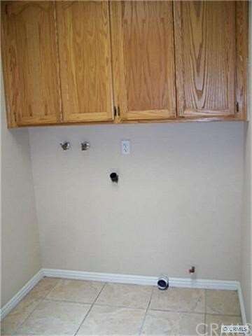 Inside laundry area.