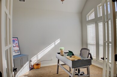 Office, or 4th bedroom, with closet and lots of na