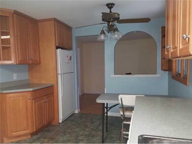 Kitchen. Kitchen also features an nice arched open