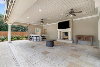 Outdoor entertainment area