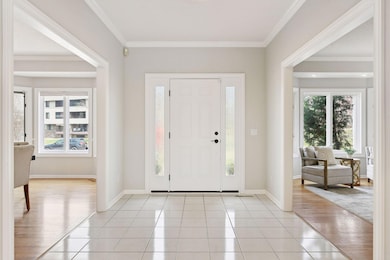 Spacious foyer