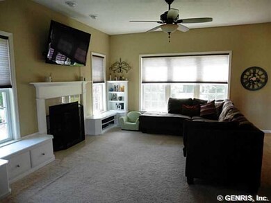 Living Room Great room area with built ins!  Lots 