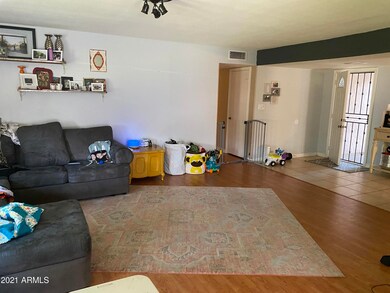 Living room and front entrance