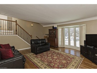 Spacious Living Room with Gleaming Hardwood Floors