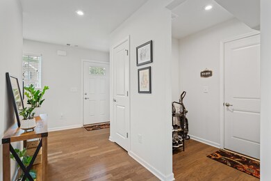 Enter this home through the front door or through the garage, either way, you have this convenient 