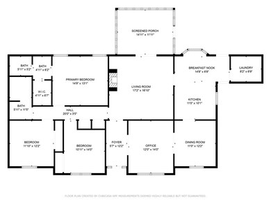 Floor Plan 3 Bed 2 Bath