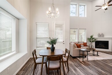 Dining area with plenty of natural light