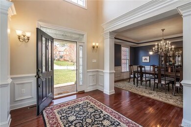 The Two Story Foyer features a Palladian Window, B