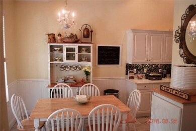 Breakfast Nook just off the kitchen.  Bright, airy