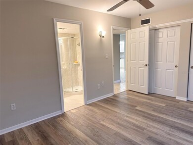 Luxury Vinyl Flooring in bedrooms with ceiling fans