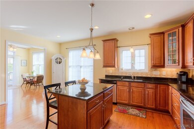 Island in the Kitchen with seating for 2