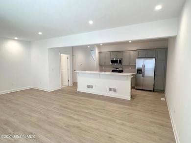 living to kitchen