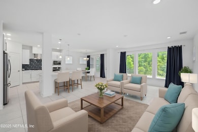 Living Room - Virtually Staged