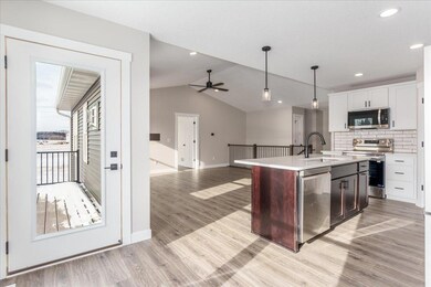 Walkout to the 15x12 deck from the dining/kitchen area.