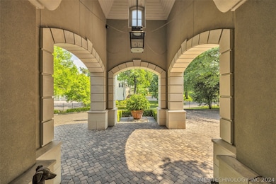 Porte Cochère on South side of house.