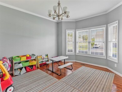 Large & Well Lit Formal Dining Room, Currently Pla