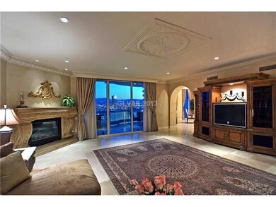 Other. Great room with custom fireplace and view o