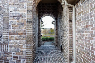 As seen looking through the vestibule to the front yard.