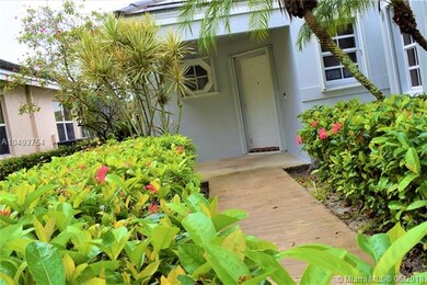 Walk way to front door