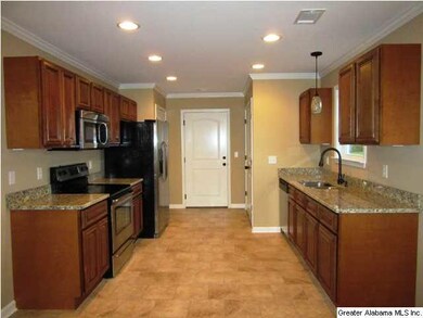Kitchen with granite counter tops