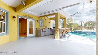 Covered Porch Outside Kitchen