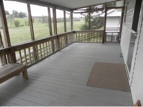 Screened In Back Deck