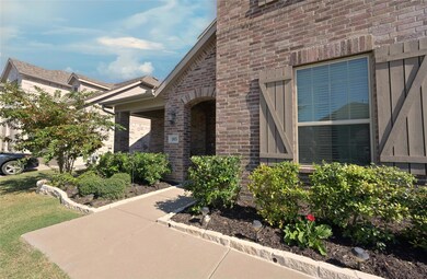 Stone Landscape Borders& wide covered front sittin