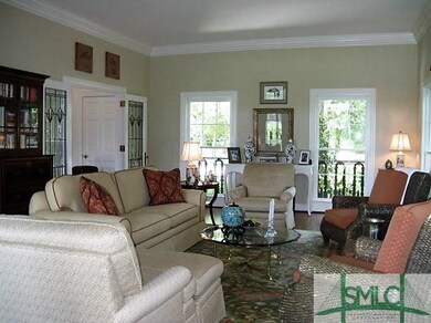 Warm and comfortable formal living room with windo