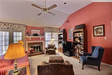 Very comfortable Large Den with fireplace