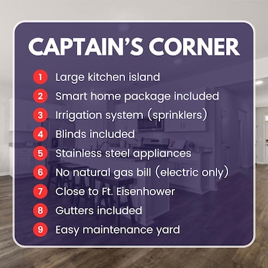 Captain's Corner fact sheet