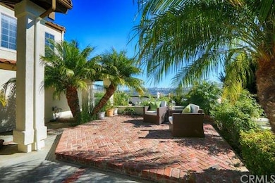 Beautiful courtyard entry with canyon views