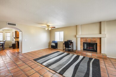 Living Room with Fireplace