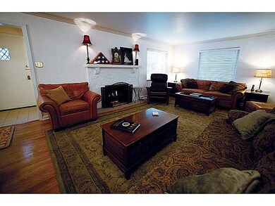 Living Room. Extensive living room area with hardw
