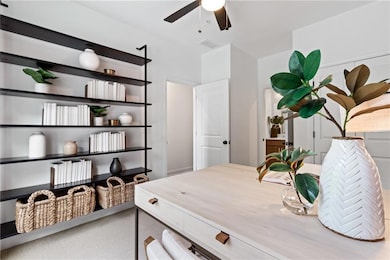 Bedroom on ground floor. Pictures are of model home