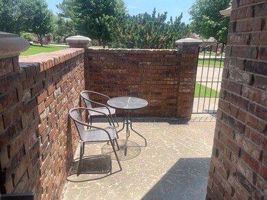 View of front patio.