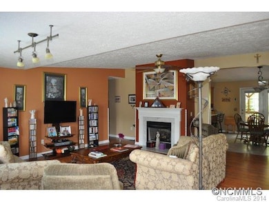 Great room with fireplace