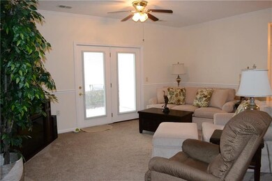 Neutral paint and flooring throughout, as well as 