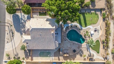 Drone above