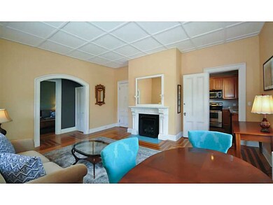 Living Room. Working gas fireplace gives wonderful