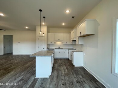 kitchen with island