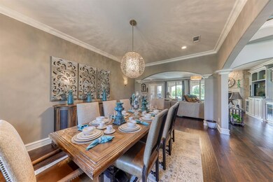 Lovely dining space open to living area