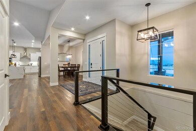 Front entrance and downstairs access