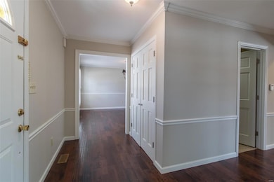 Beautiful entry with powder room 