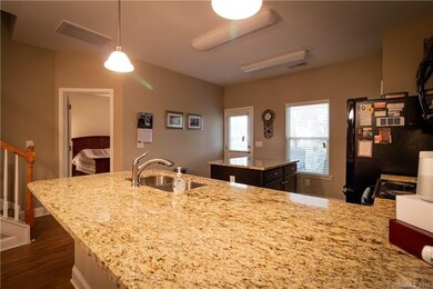 Beautiful granite countertops in the kitchen