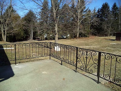 Exterior Back. Beautiful level back yard. Ornate r