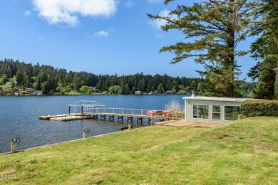 Boat House & Dock from Yard
