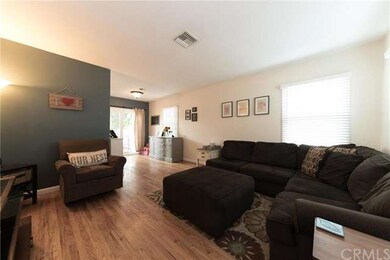 Nice neutral colors of interior living room adjace