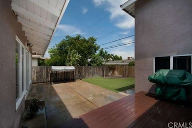 View of back yard from deck