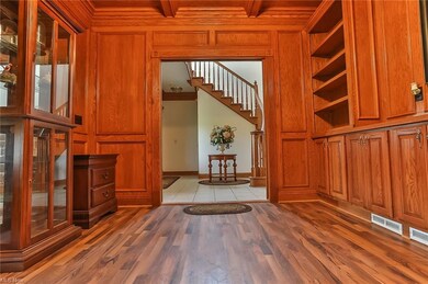 Office first floor with view to foyer & staircase