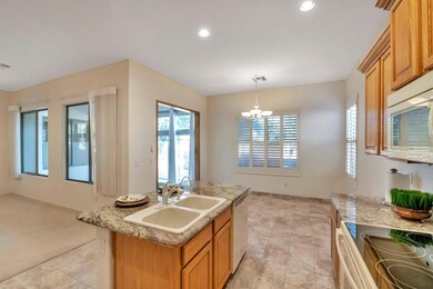 Kitchen with eat in area